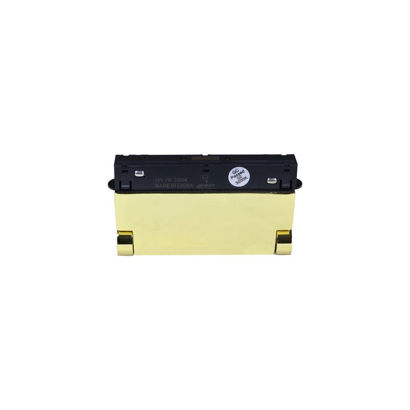 Jana Light Magnetic Track, shiny gold, rectangular track, movable, 6 lenses, 6 watts, 11 cm, 48VDC, Warm jana Light - Image 3